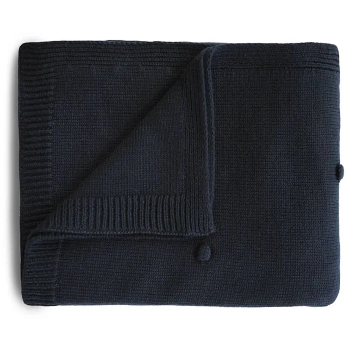 Knitted Textured Dots Baby Blanket