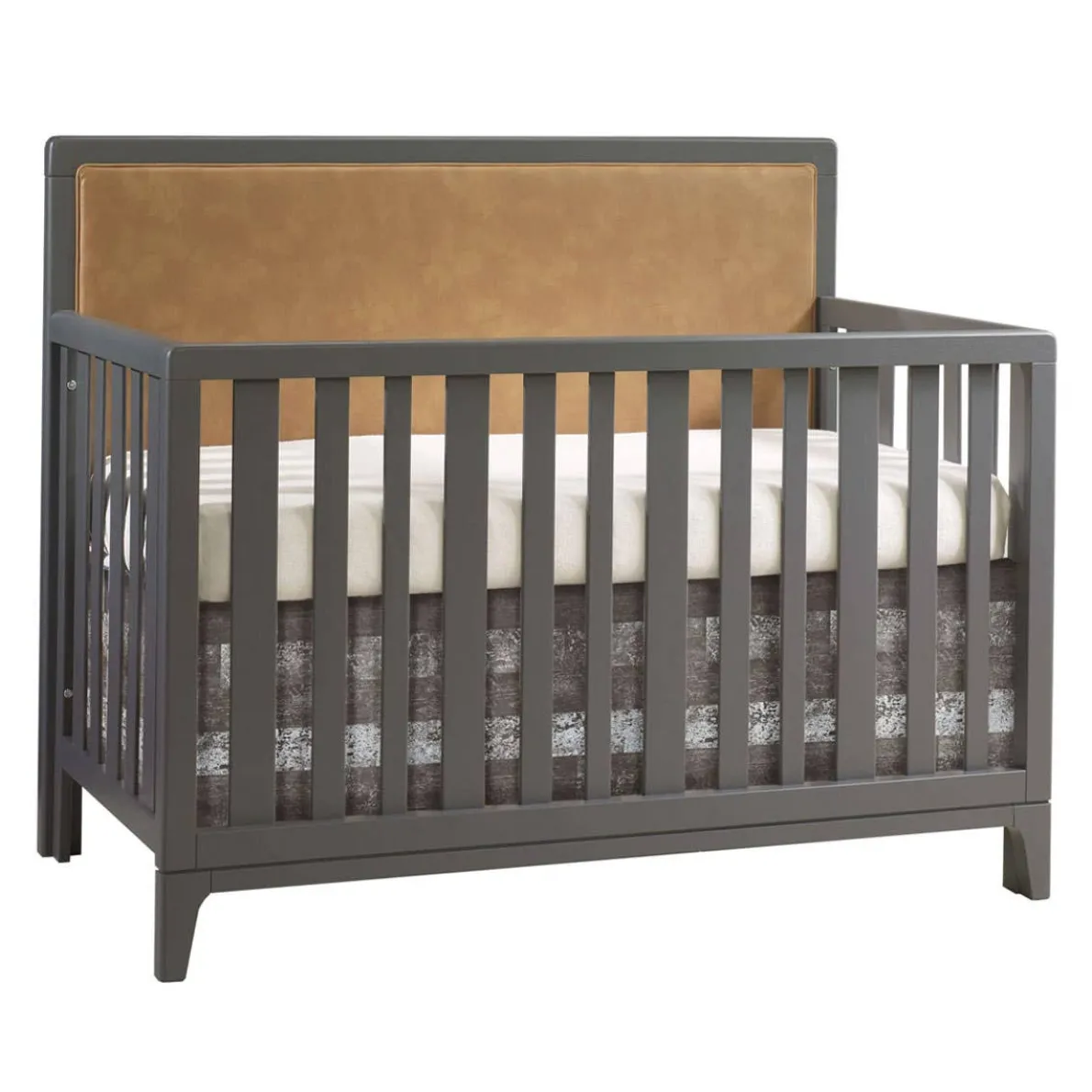 Kyoto 5-in-1 Convertible Crib with Tufted Panel