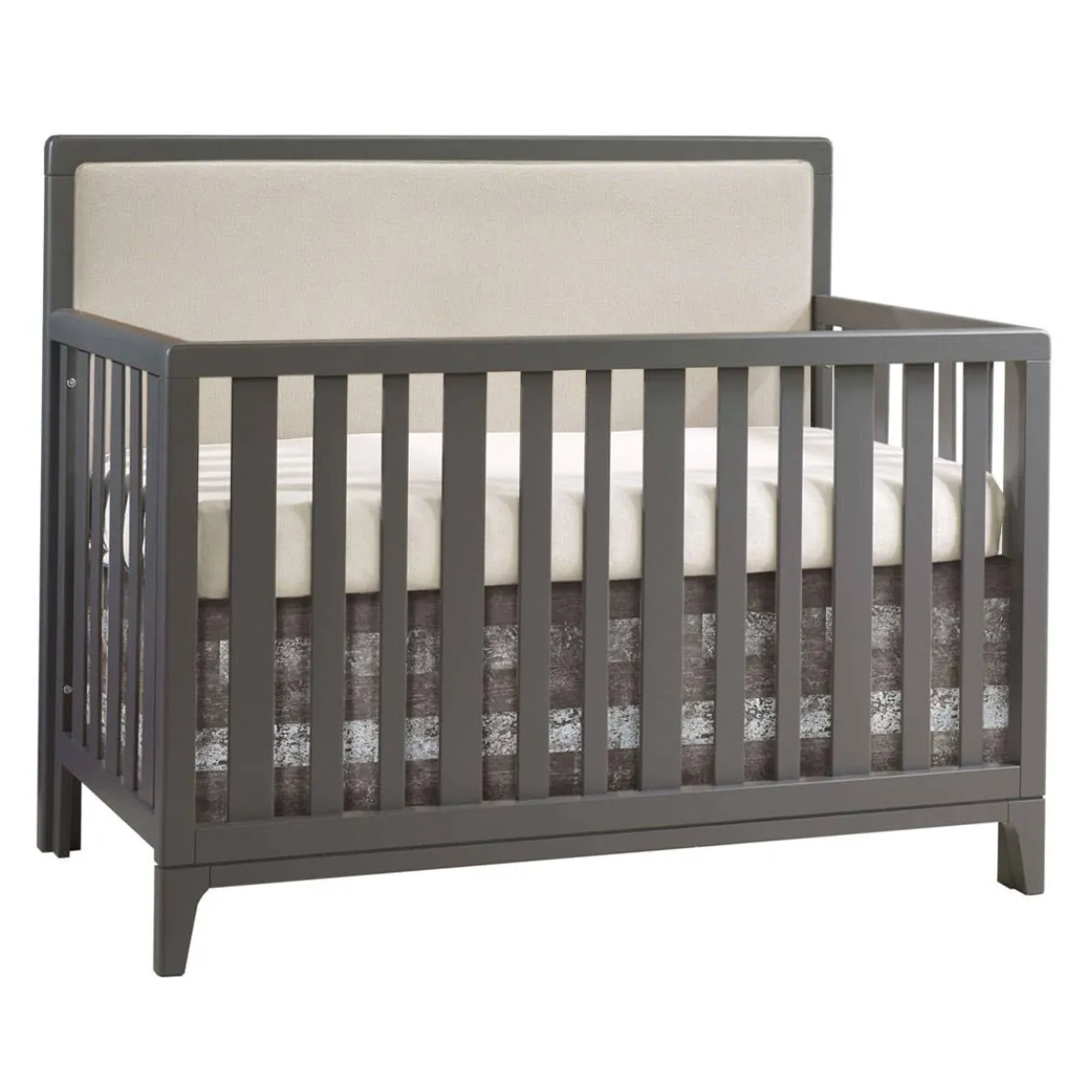 Kyoto 5-in-1 Convertible Crib with Tufted Panel