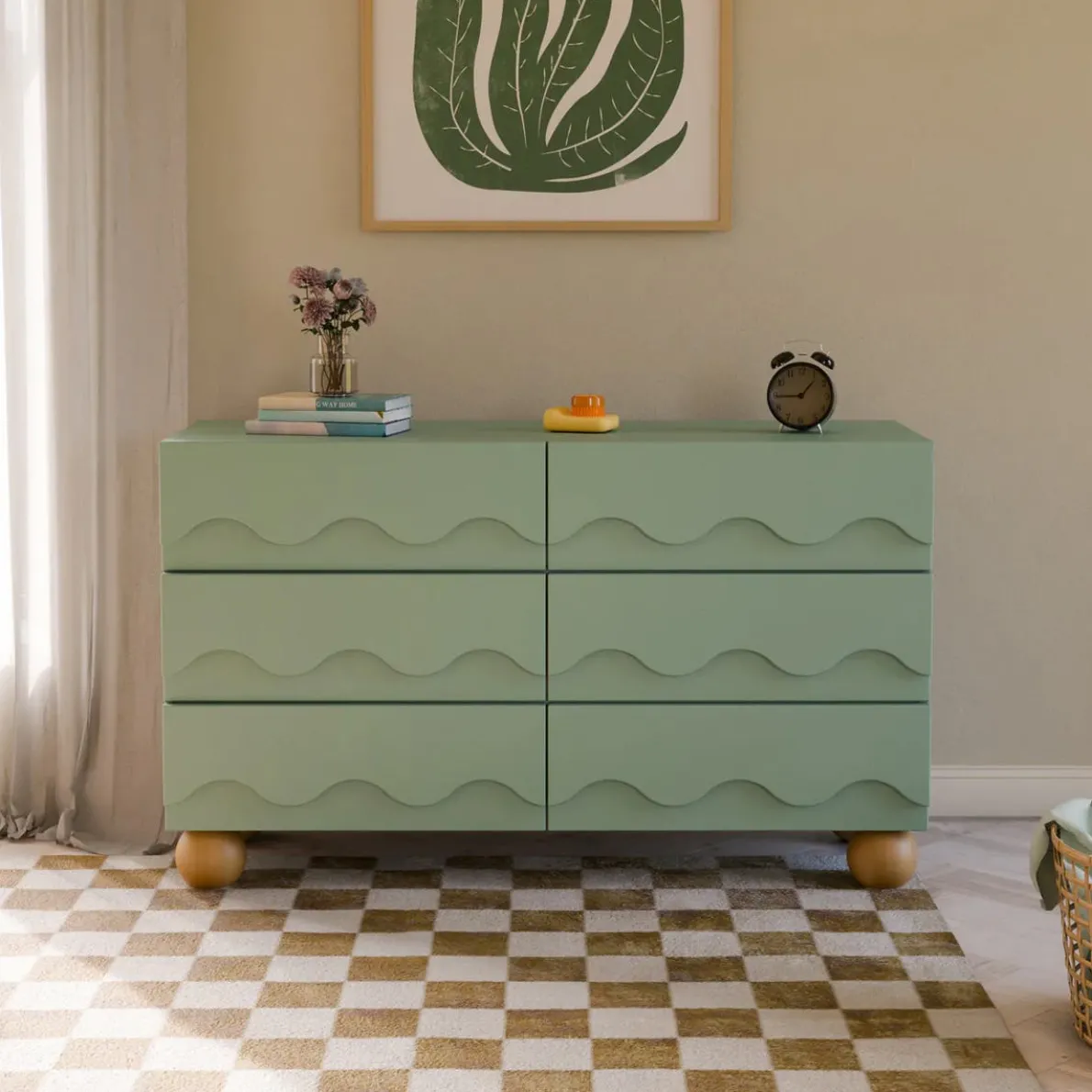 Lido Wave 6 Drawer Dresser