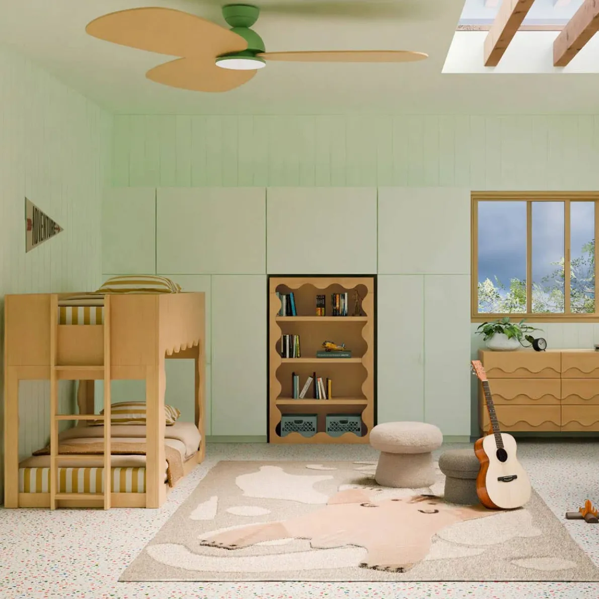 Lido Wave Convertible Bunk Bed