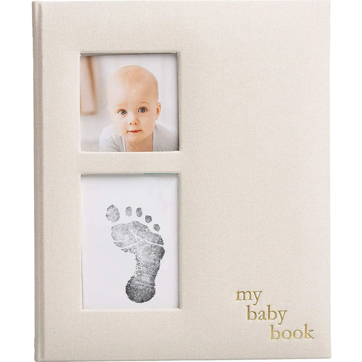 Linen Baby Book