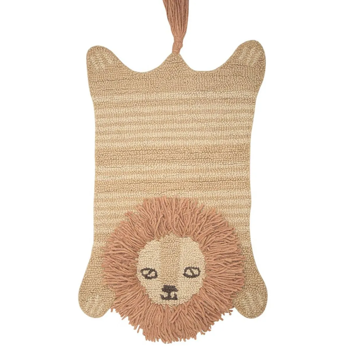 Lion Shape Wool Rug