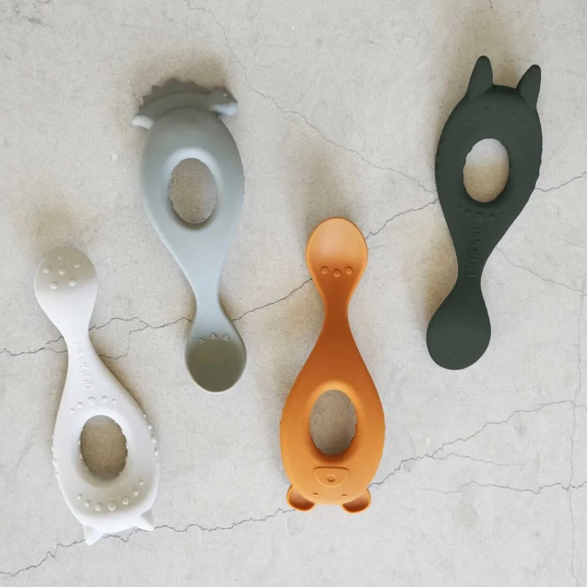 Liva Silicone Spoon (4 Pack)
