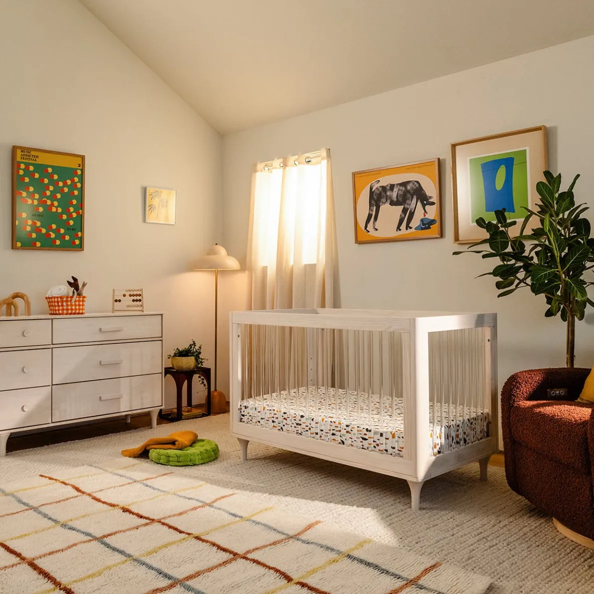 Lolly 3-in-1 Acrylic Crib