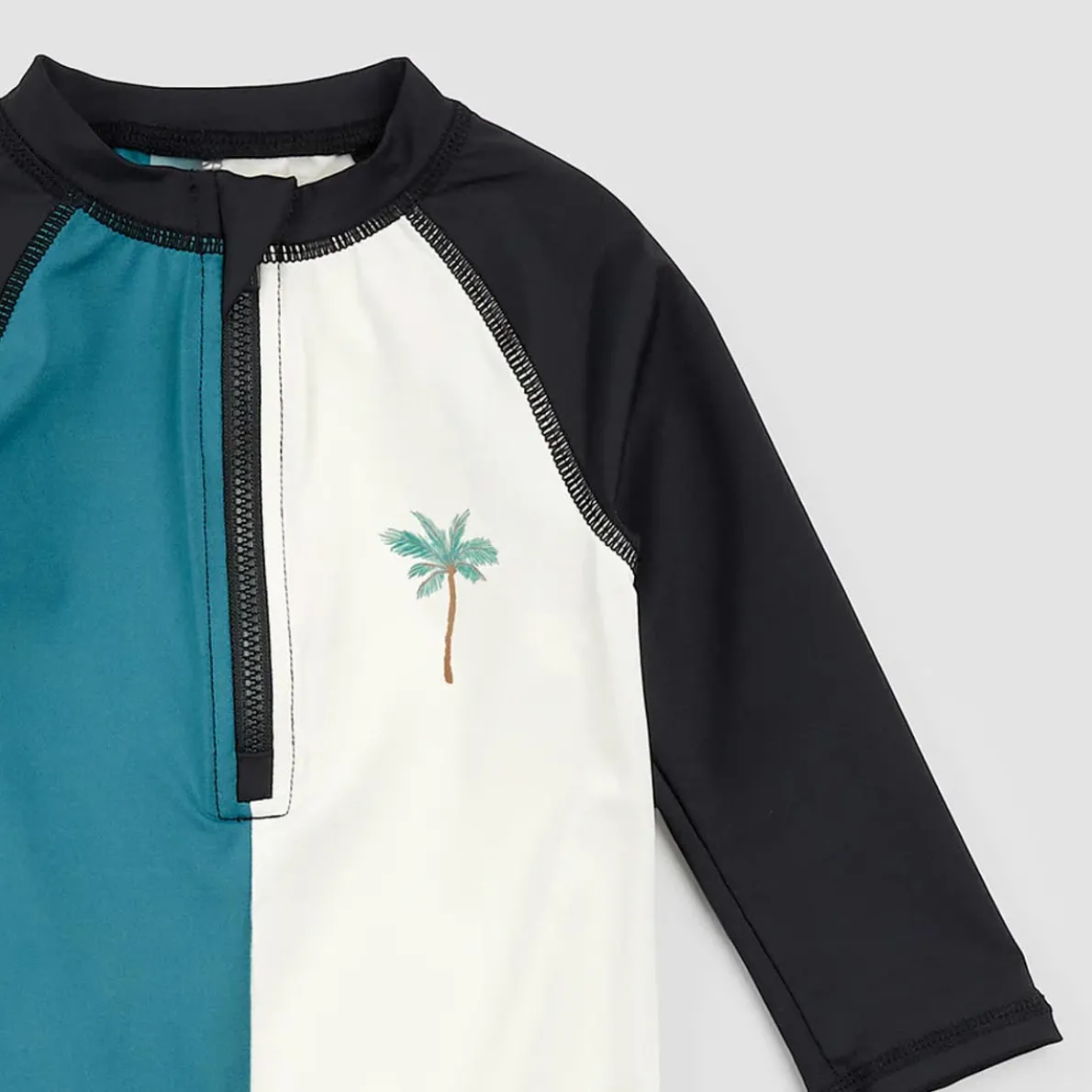 Long Sleeve Swim Romper