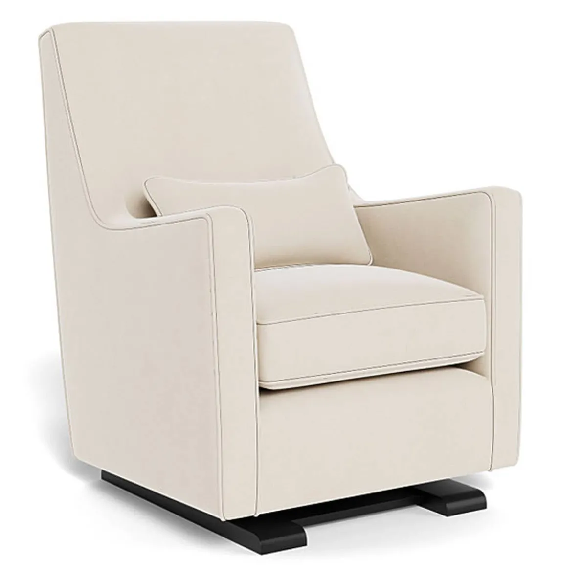 Luca Glider - European Fabric with Espresso Base