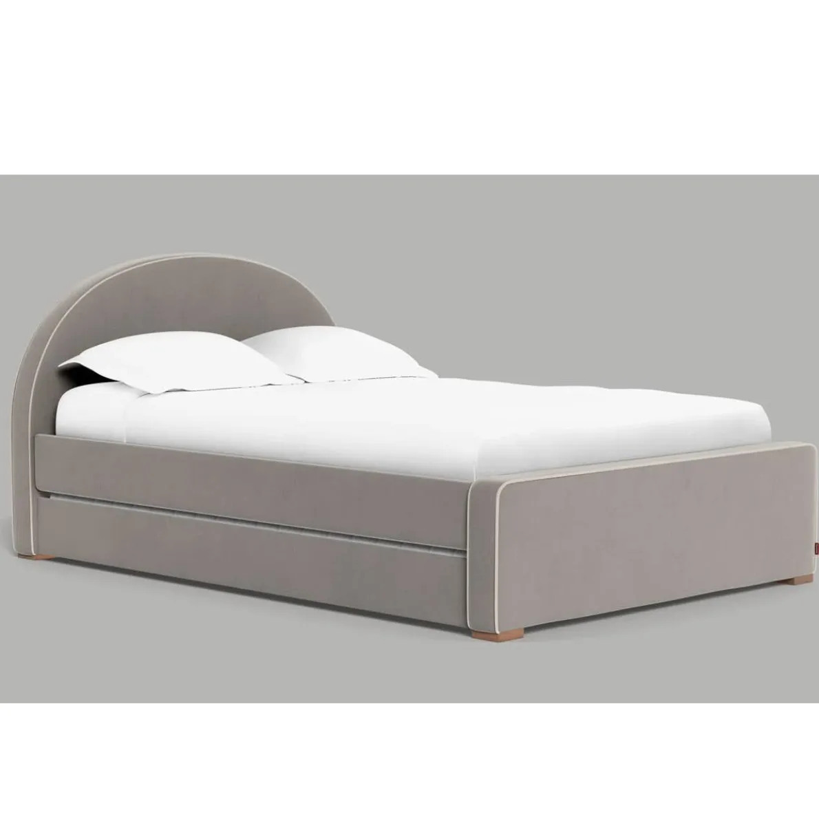 Luna Double Bed - Fabric - High HB + Low FB