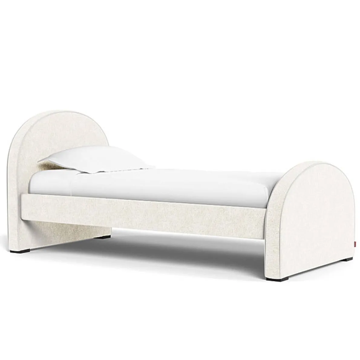 Luna Twin Bed - Faux Sheepskin - High HB + High FB