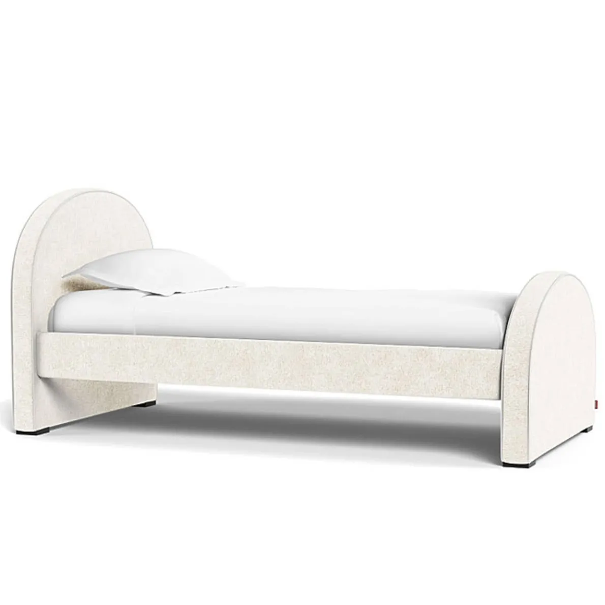 Luna Twin Bed - Faux Sheepskin - High HB + High FB