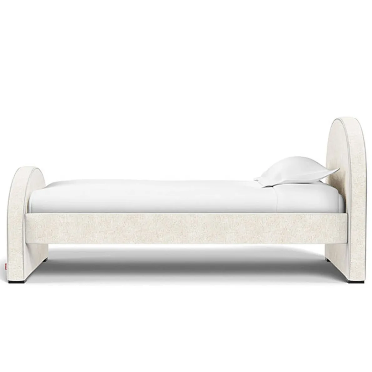 Luna Twin Bed - Faux Sheepskin - High HB + High FB