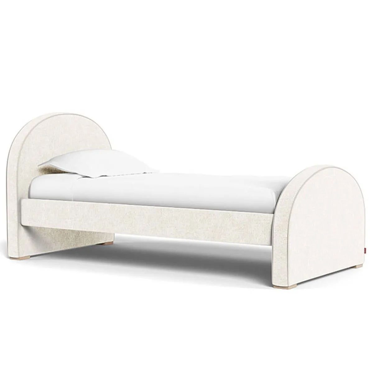 Luna Twin Bed - Faux Sheepskin - High HB + High FB