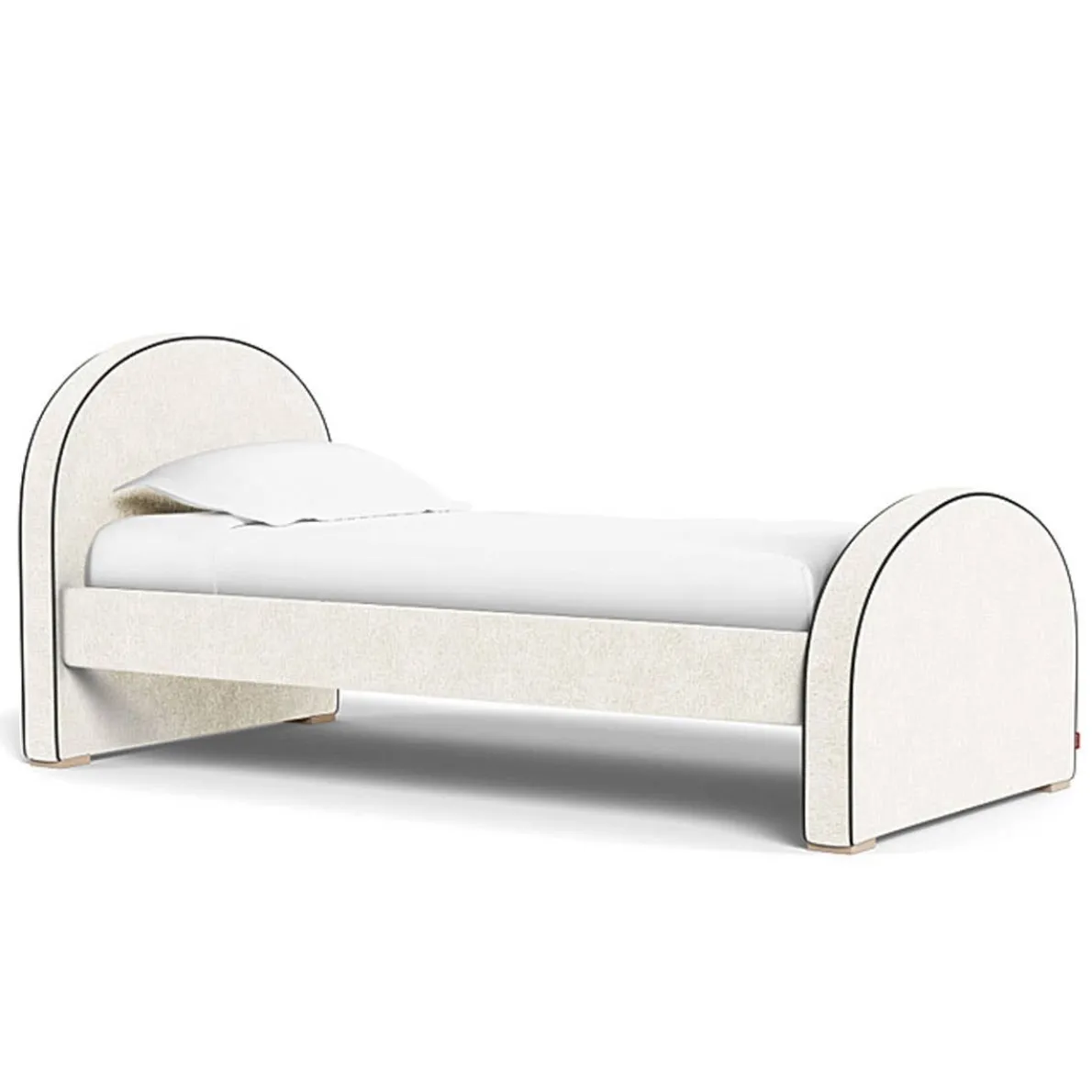 Luna Twin Bed - Faux Sheepskin - High HB + High FB