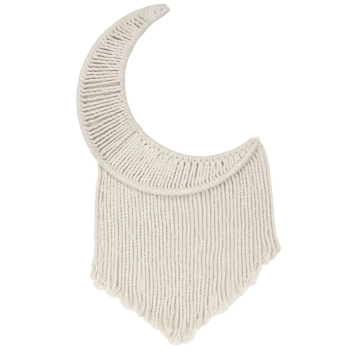 Macrame Moon Wall Decor