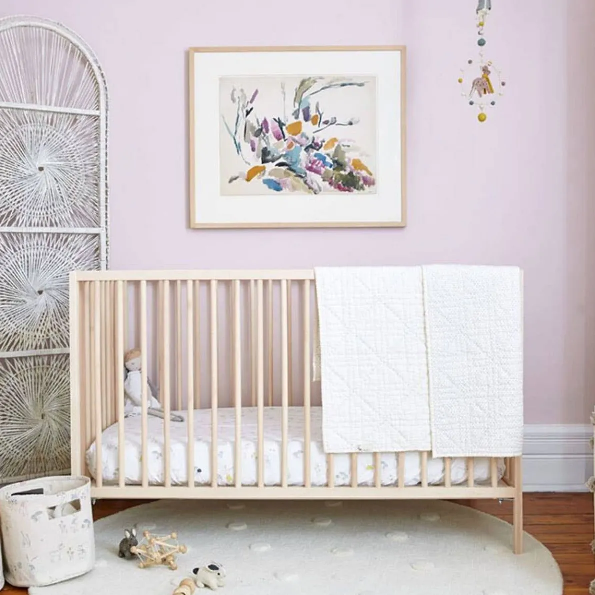 Magical Forest Crib Sheet