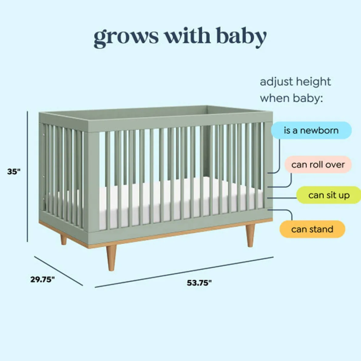 Marley 3-in-1 Crib