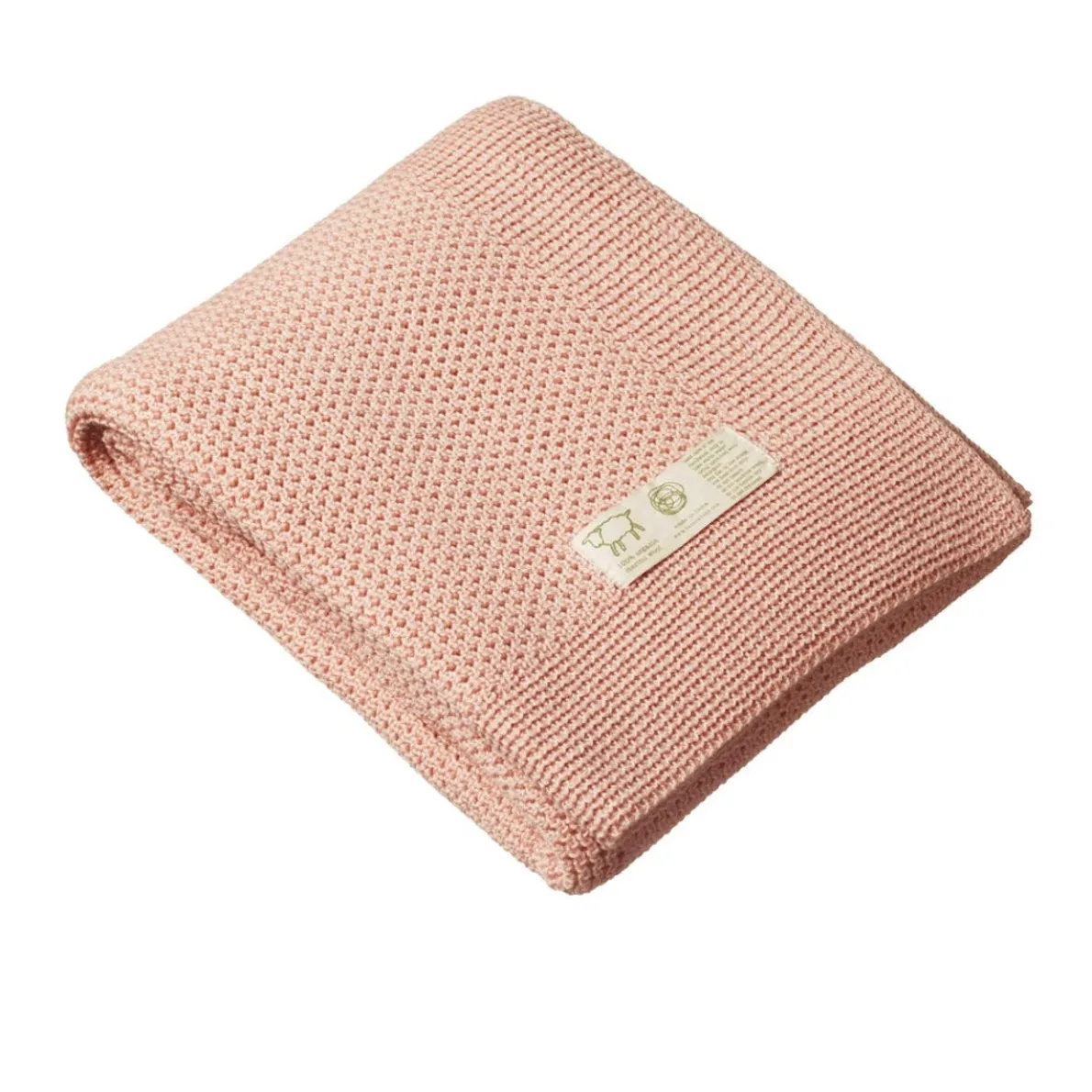 Merino Wool Knit Blanket