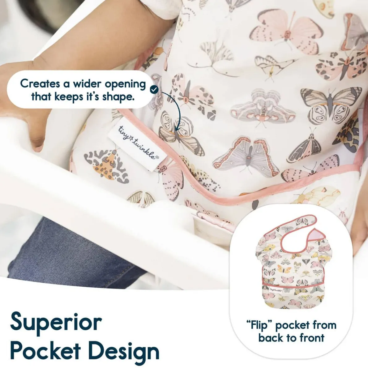 Mess-Proof Ruffle Easy Bibs (Set of 3)