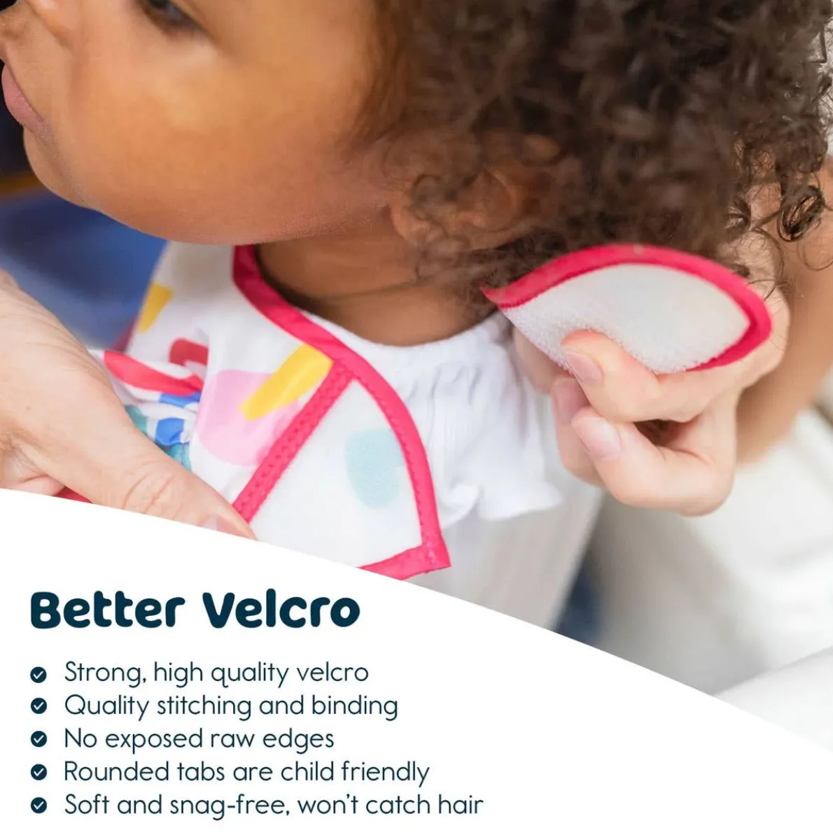 Mess-Proof Ruffle Easy Bibs (Set of 3)