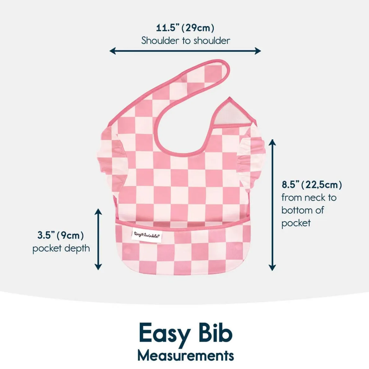 Mess-Proof Ruffle Easy Bibs (Set of 3)