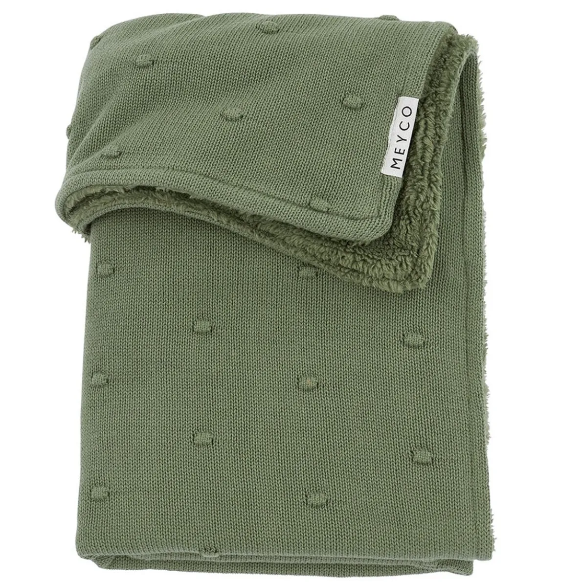 Mini Knots Teddy Crib Blanket