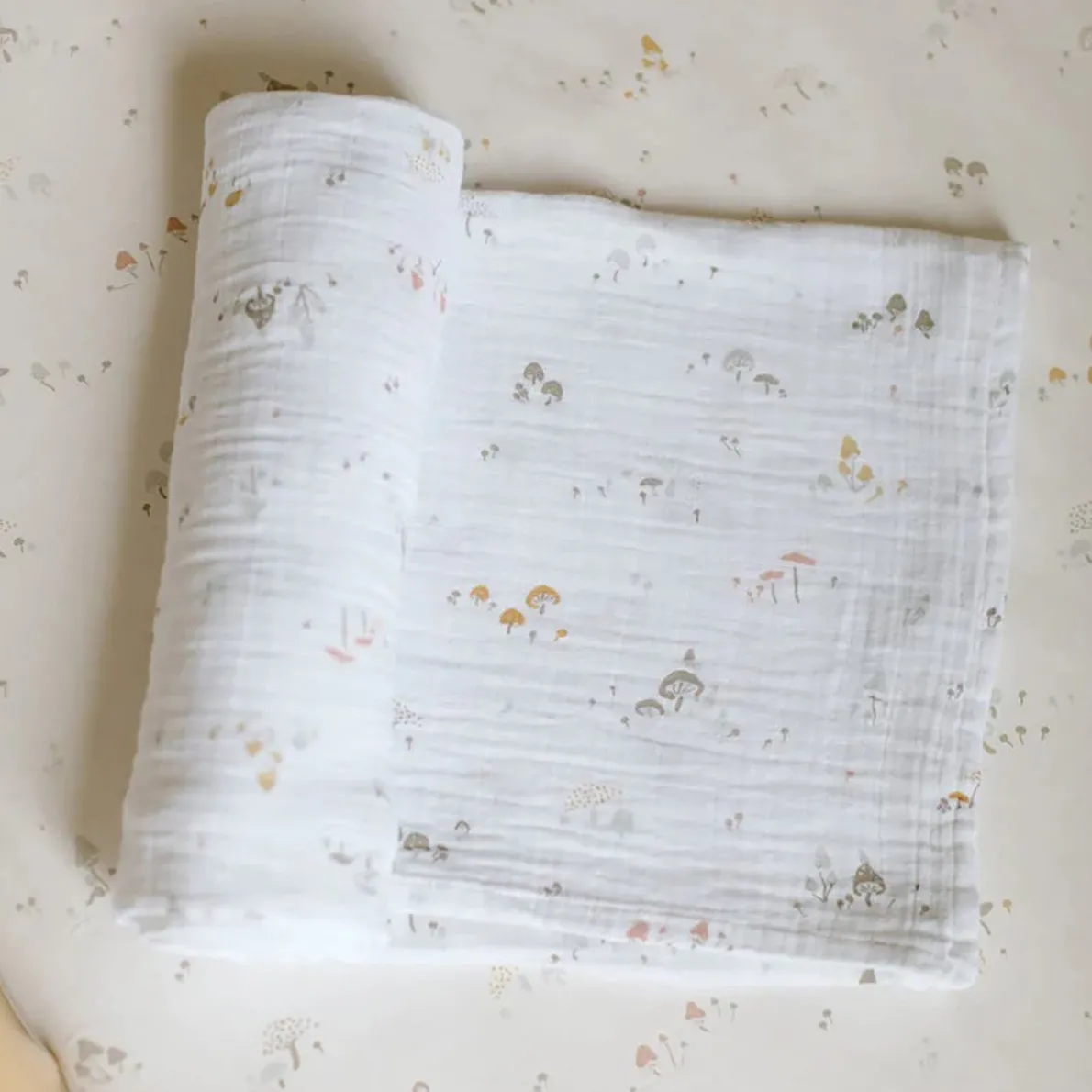Mini Mushroom Swaddle