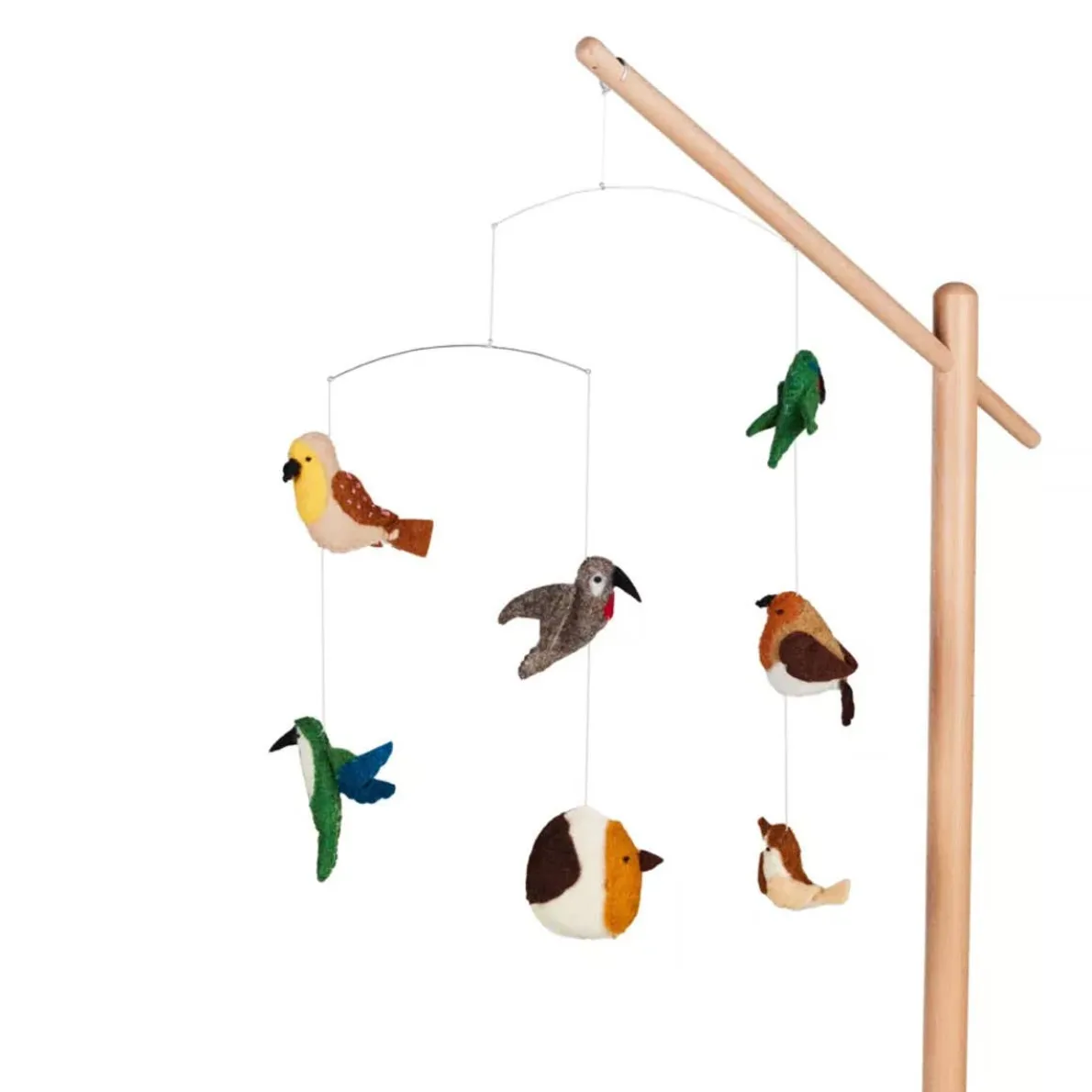 Mobile + Wooden Stand