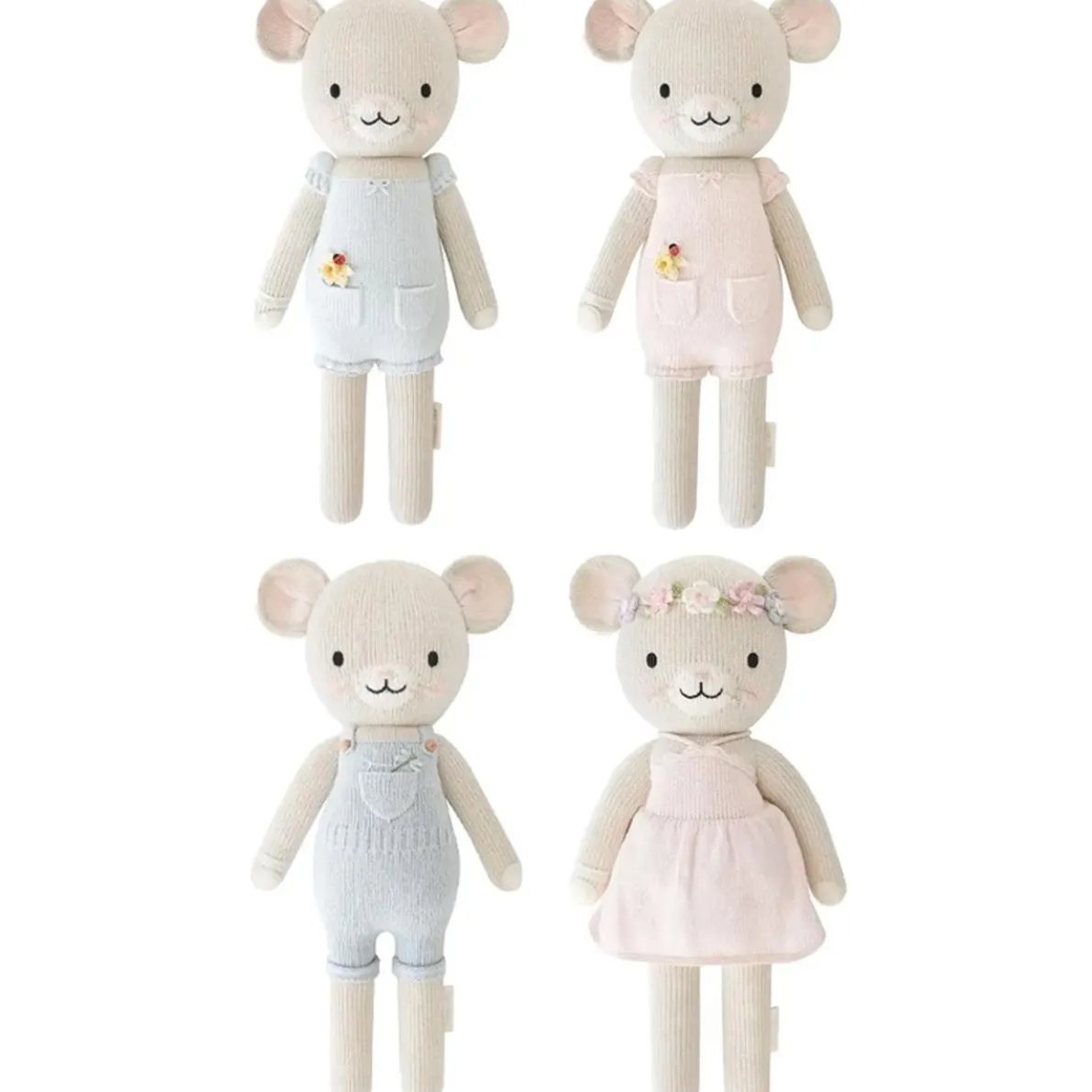 Mouse Big Knit Doll