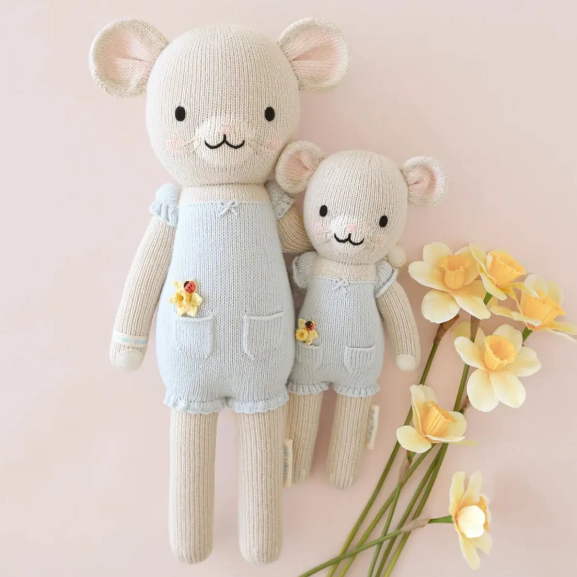 Mouse Mini Knit Doll