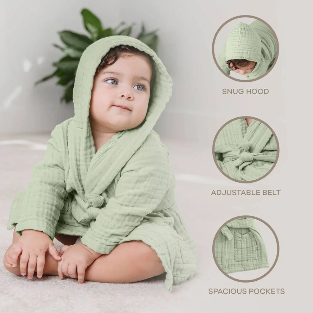 Muslin Bathrobe (18-24M)
