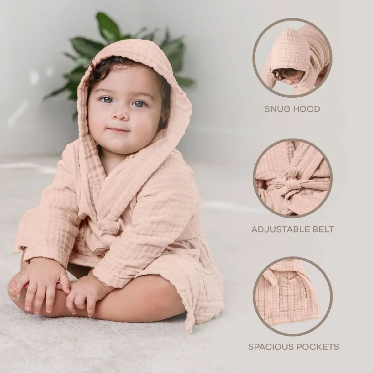 Muslin Bathrobe (6-12M)