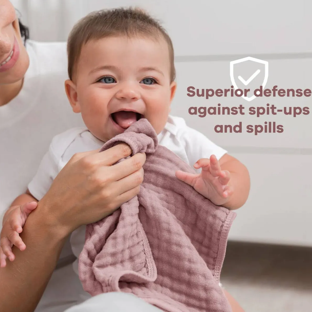 Muslin Burp Cloths (6 Pack)