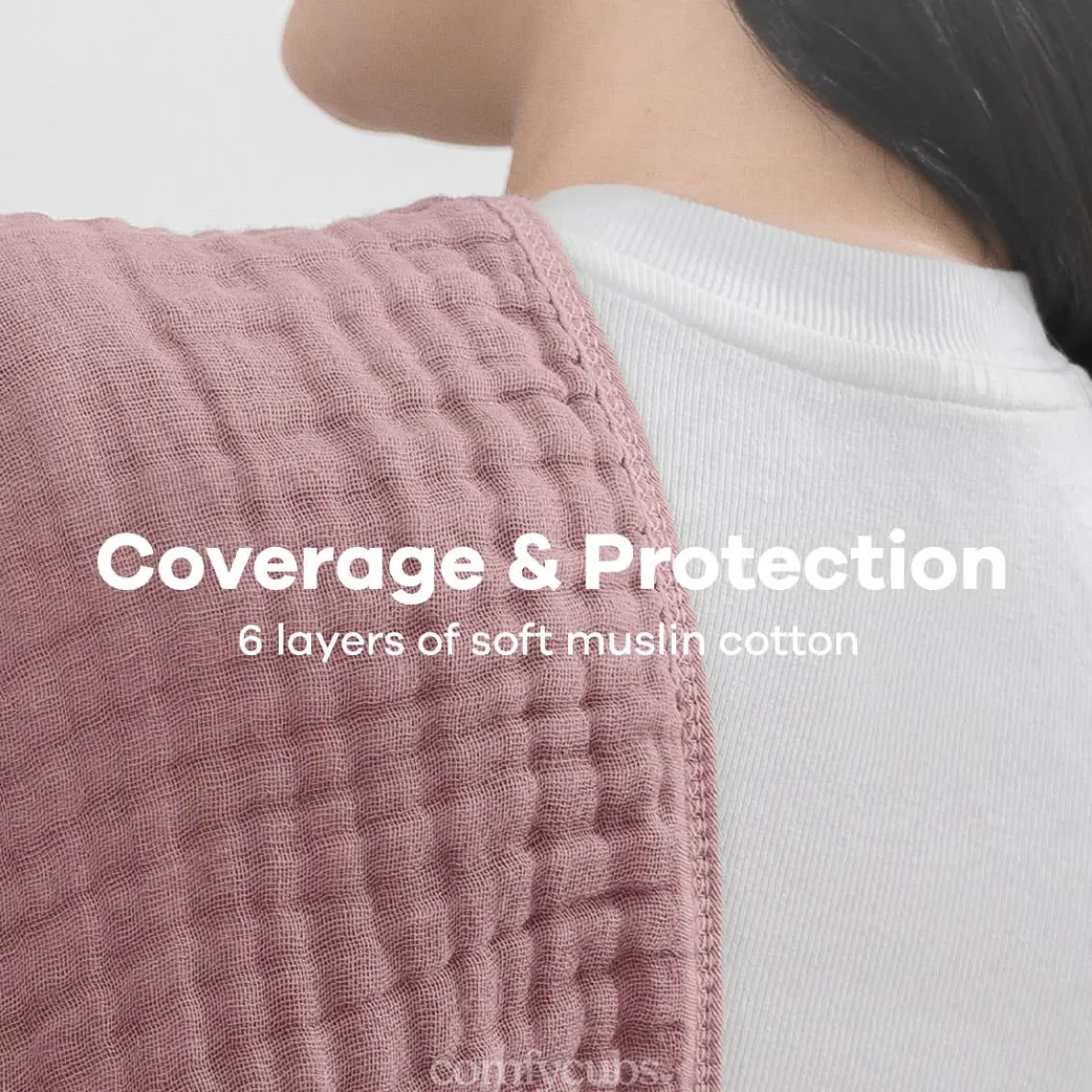 Muslin Burp Cloths (6 Pack)