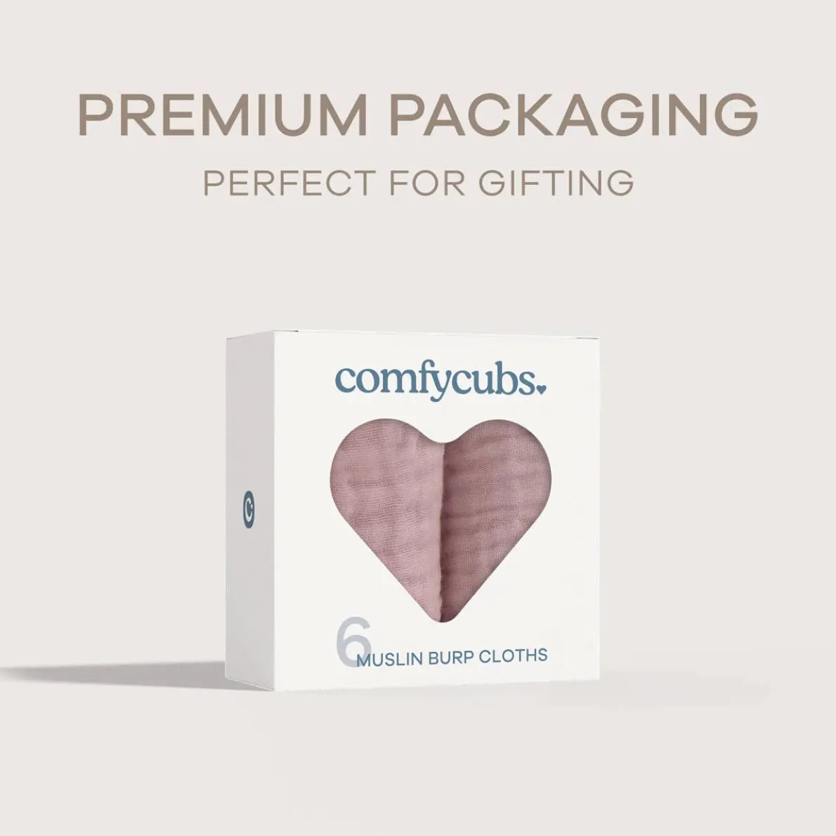 Muslin Burp Cloths (6 Pack)