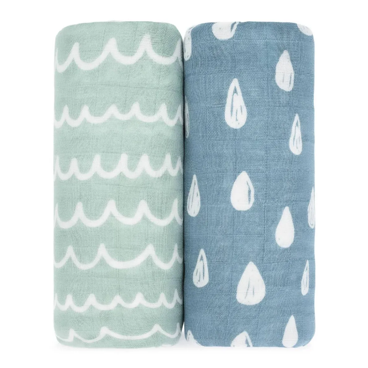 Muslin Swaddle Blankets (2 Pack)