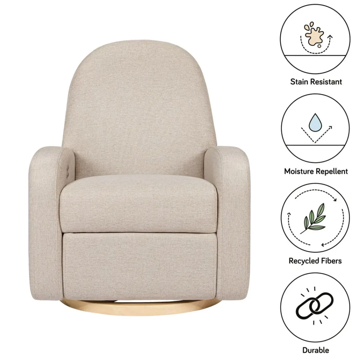 Nami Electronic Glider Recliner with USB (Eco-Weave)