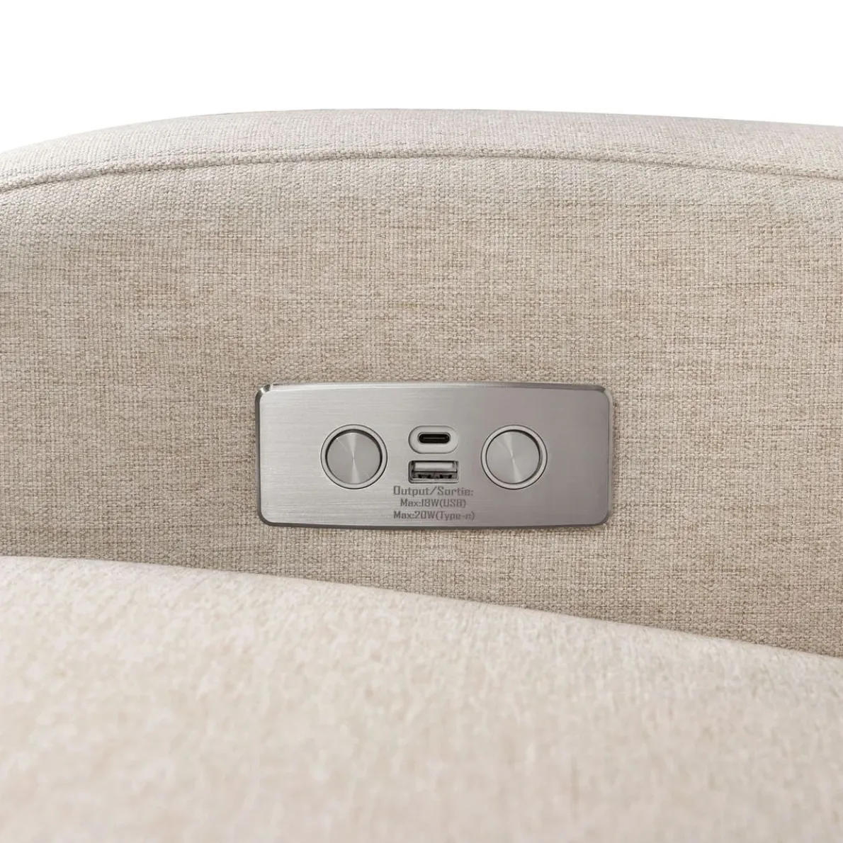 Nami Electronic Glider Recliner with USB (Eco-Weave)