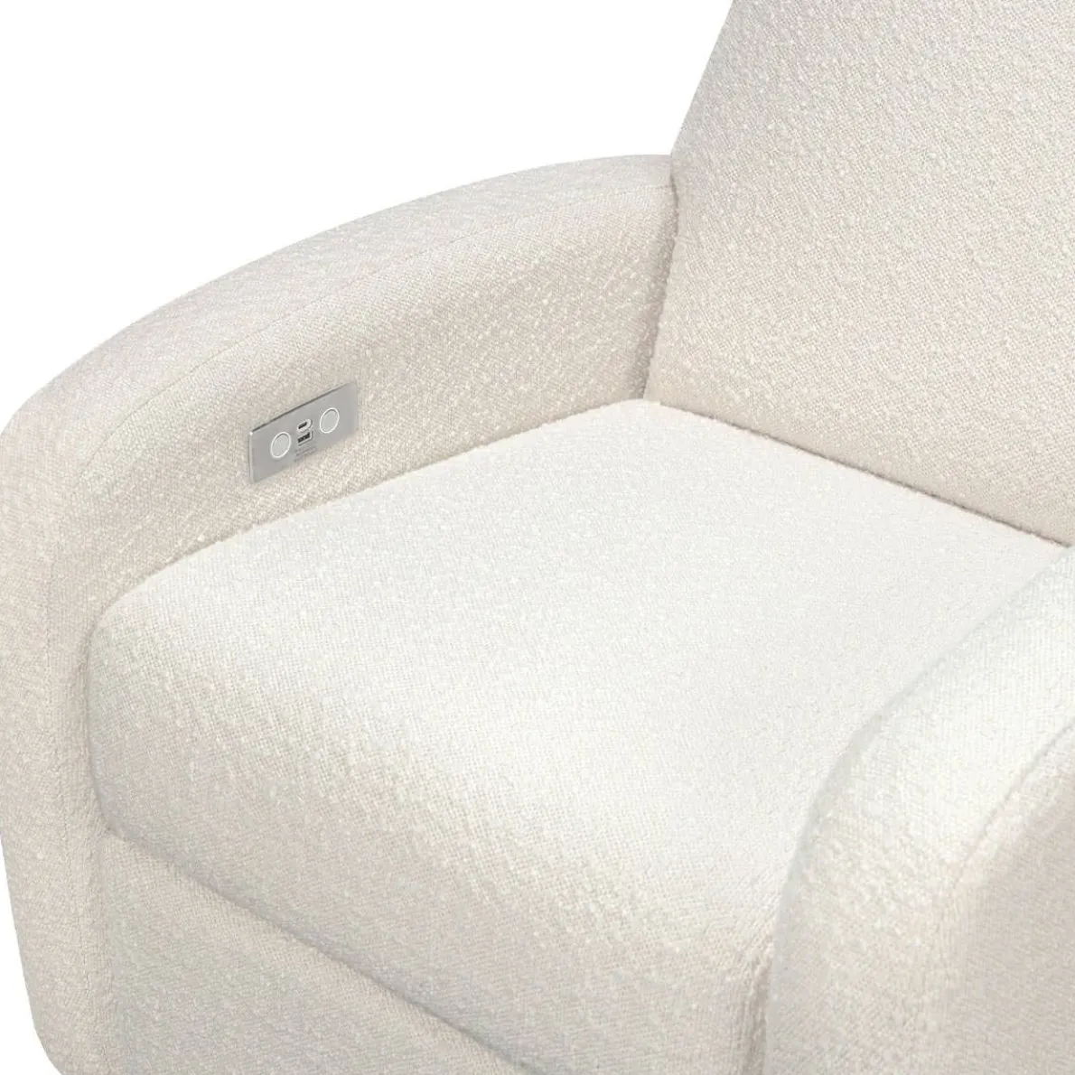 Nami Electronic Glider Recliner with USB (Boucle)