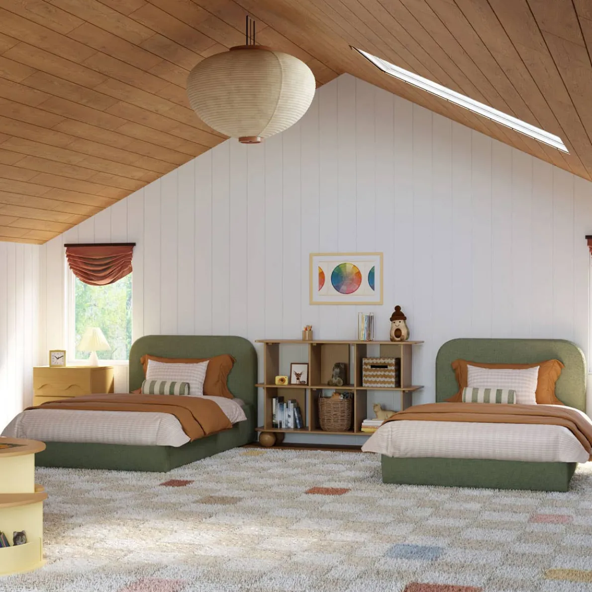 Nara Twin Bed (Boucle)