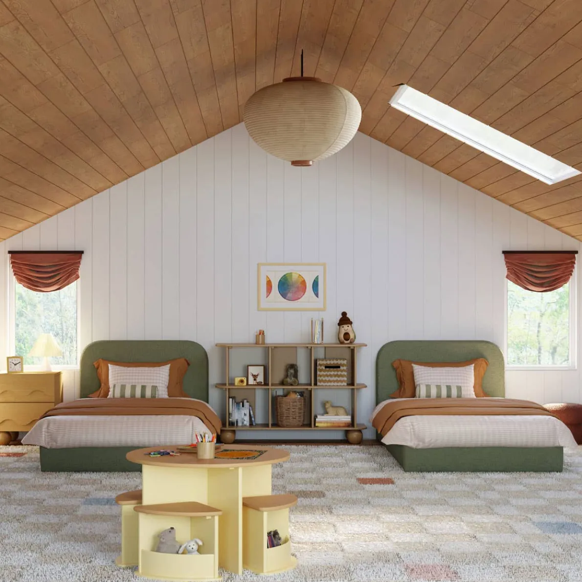 Nara Twin Bed (Boucle)