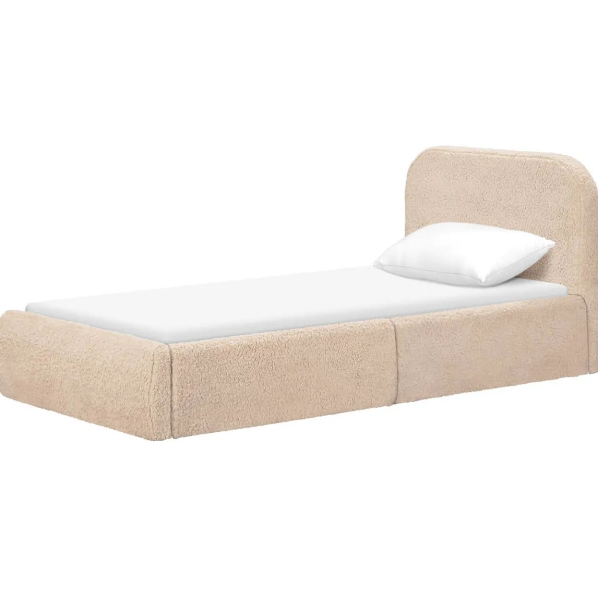 Nara Twin Bed (Shearling)