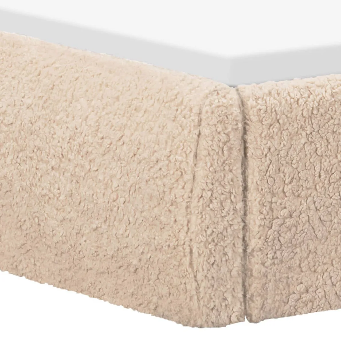 Nara Twin Bed (Shearling)