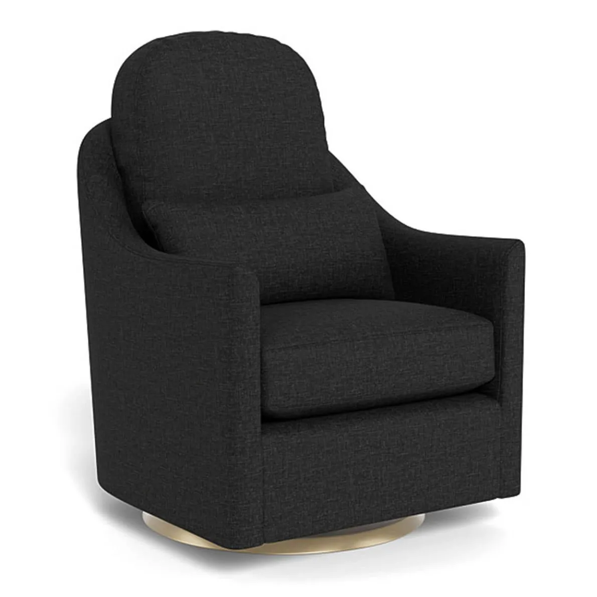 Nessa Glider - Fabric with Swivel Base