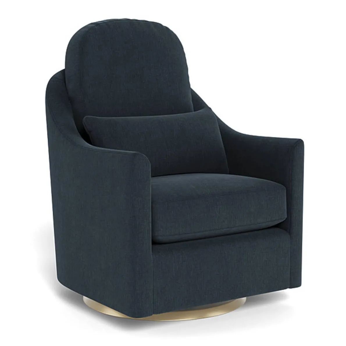 Nessa Glider - Fabric with Swivel Base