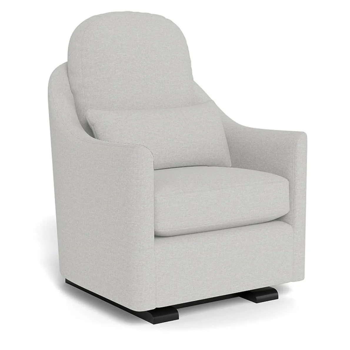 Nessa Glider - Fabric with Espresso Base