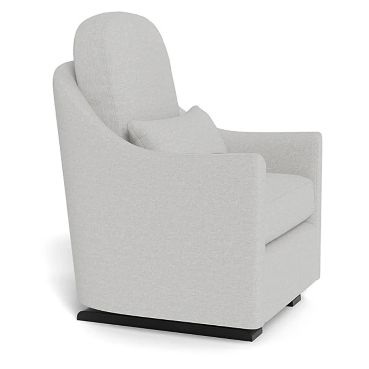 Nessa Glider - Fabric with Espresso Base