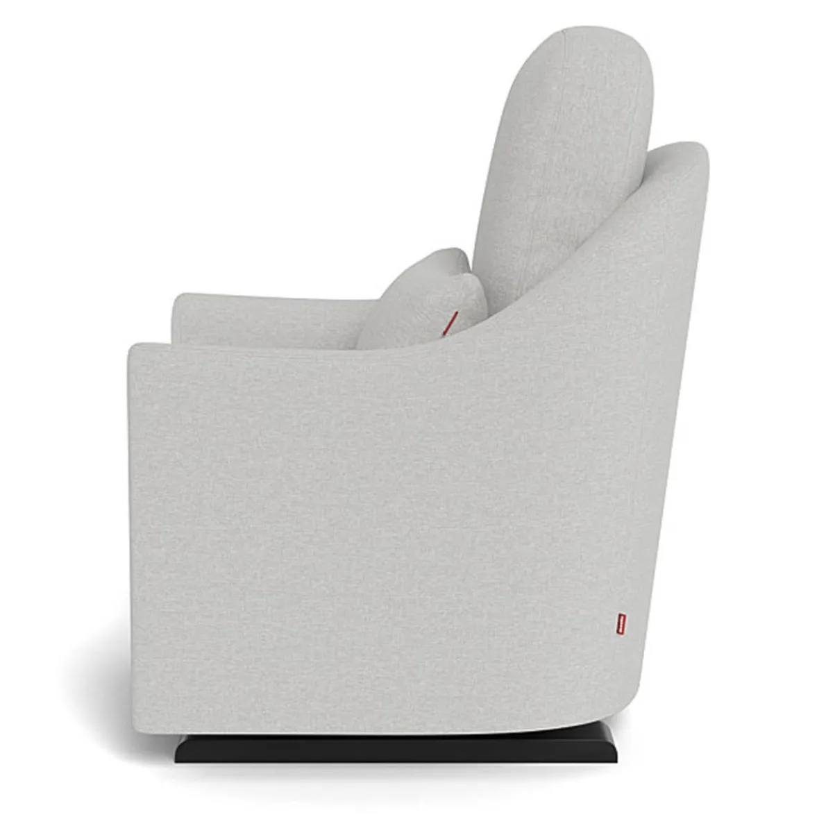 Nessa Glider - Fabric with Espresso Base