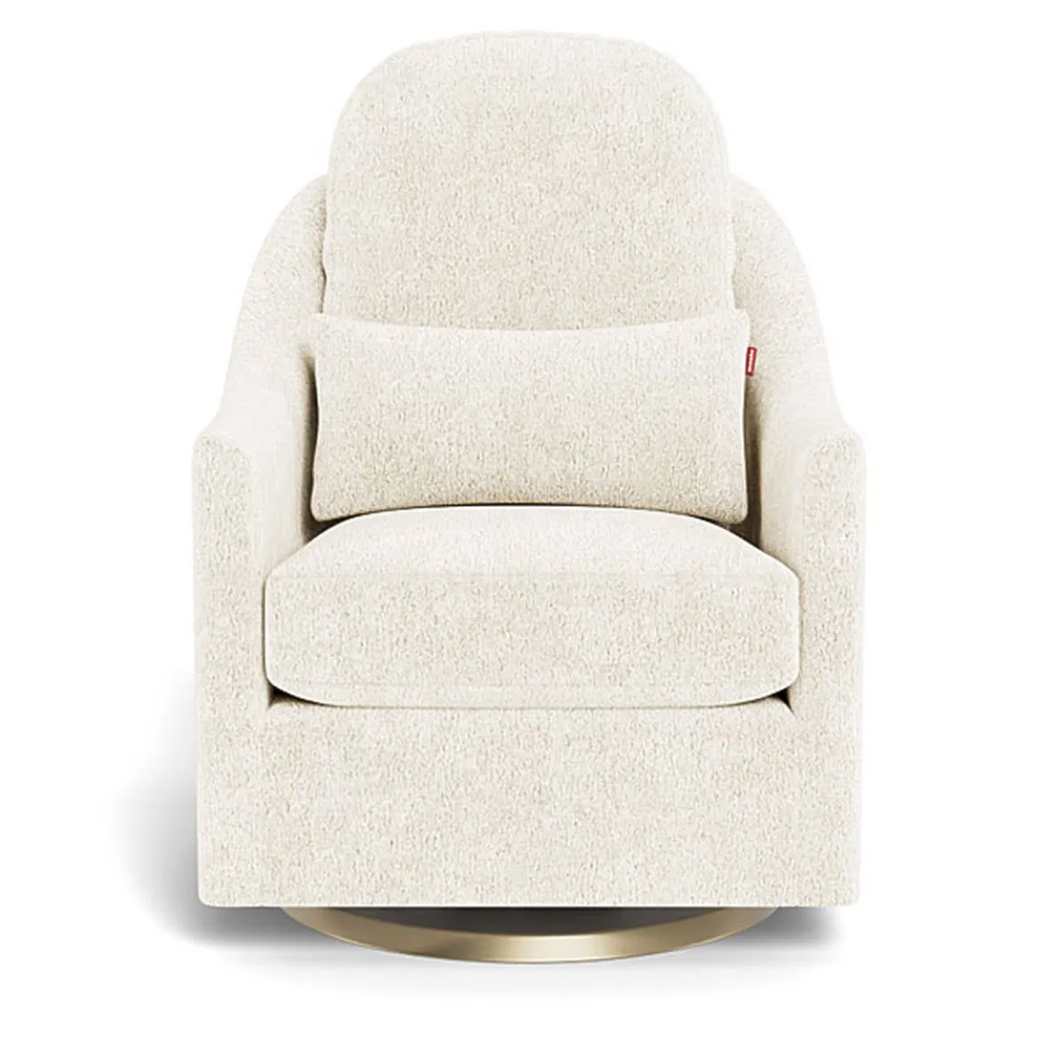 Nessa Glider - Faux Sheepskin with Swivel Base