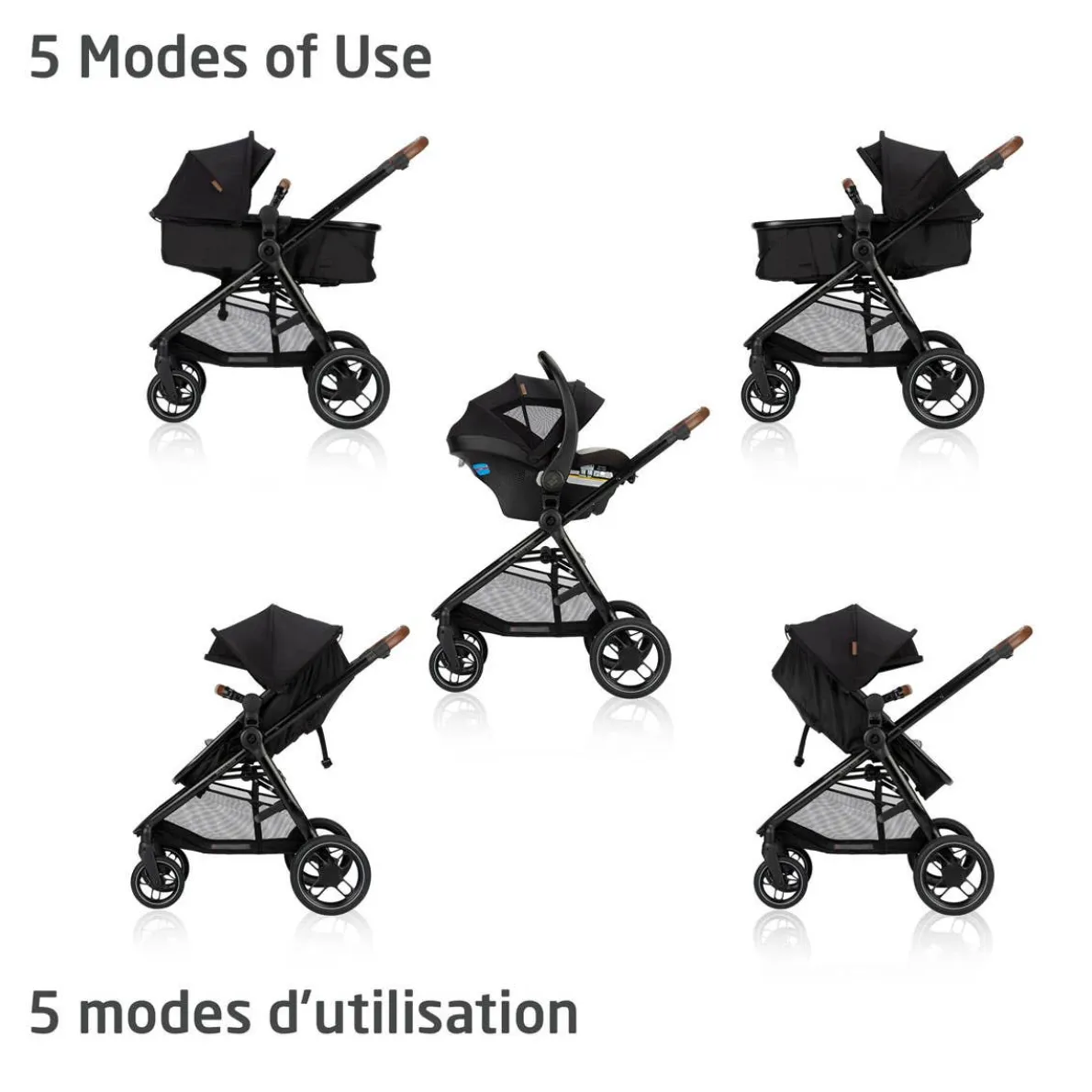 New Generation Zelia Luxe 5-in-1 Modular Travel System