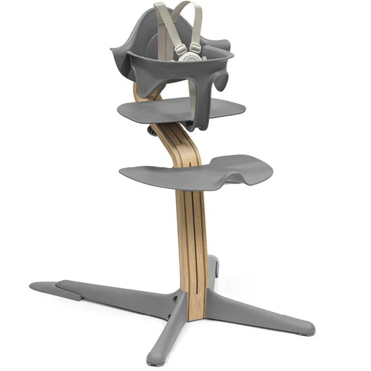 Nomi High Chair Bundle (Premium Solid Oak)